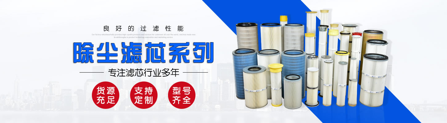 除塵濾芯,除塵濾筒,粉塵濾芯,PTFE覆膜除塵濾芯,防靜電除塵濾芯